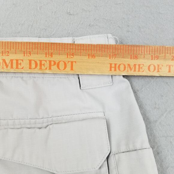 Tru-Spec Cargo Pants Mens 36x32 Gray Ripstop Tactical Workwear Pockets Utility - Picture 9 of 16